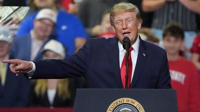 Trump takes a bizarre detour during Youngstown rally to discuss Senator Husted’s physique, and claims he checked out his posterior: ‘I looked’