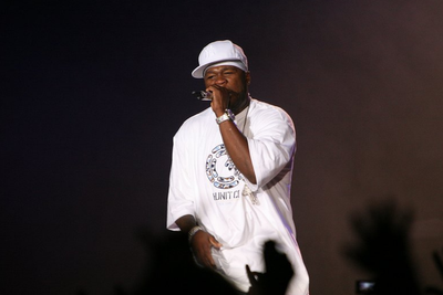 50 Cent Shades Kanye West and Jokes Rapper Can Do His Wedding 'If He Is Not Banned at the Time'