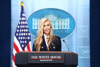 New press secretary Katie Zacharia confuses her husband with Trump during first briefing