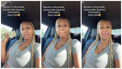 Florida server says she placed order at Wendy’s drive-thru, gave $100 bill for a $16 order. Then she saw the returned money and had to call the police