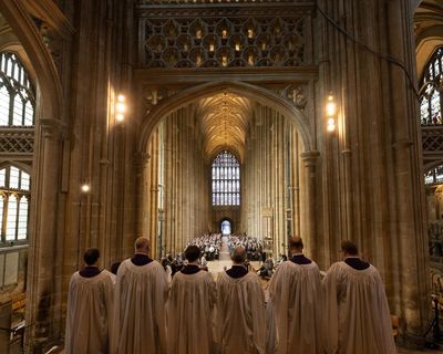 Yes, the music is lovely, but cathedrals are crumbling