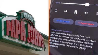 A West Virginia customer ordered Papa John’s at 11 a.m., then a worker called from his personal cell ‘making sure you’re not outside of your mind’
