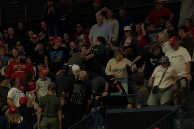 NJ Man Claims He and Friends Subdued and Threw Woman in 'Release the Epstein Files' Shirt at Trump Ohio Rally