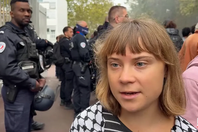 Greta Thunberg Joins French School Blockade and Warns 'Our Future Is Being Robbed' as Protests Resume