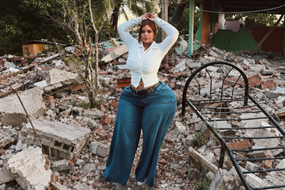 Gracie Bon Defends Panama Earthquake Rubble Photos After Critics Accuse Her of Staging a Photoshoot