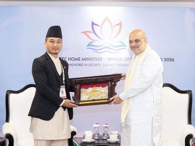 Amit Shah meets Nepal Home Minister Sudhan Gurung, discusses border security, crime