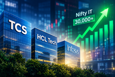 TCS, HCL Tech, Infosys shares surge up to 11% in 2 days; Nifty IT soars 2,000 points. More steam left for rally?
