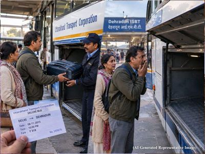 Conductor took passenger’s suitcase to keep it inside bus diggy, luggage went missing during journey; consumer commission orders Rs 43,000 compensation