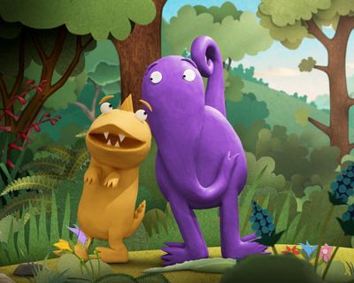 Kiri and Lou Go Raaa! review – delightful origin story for CBeebies’ prehistoric pals