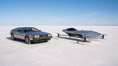 DeLorean Takes To The Skies With Electric Flying Car Racing Team