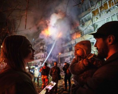 EU says ‘no indication’ intelligence sharing with Ukraine has stopped as Russian attacks leave 600,000 without power – as it happened