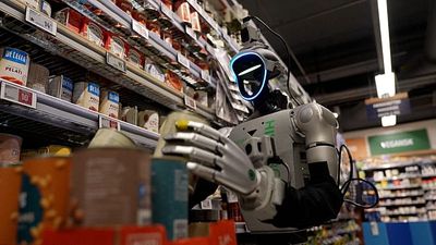 Denmark’s biggest retailer is training robots for supermarket night shifts. When will they be ready?