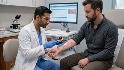 These Burning Welts Looked Like Hives, but a Biopsy Found Inflamed Blood Vessels in a Man with Lupus