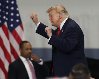 Trump tries to rally support for Republican candidates as top Super Pac for Senate Democrats pours millions into key races – as it happened