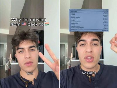 'America punishes you for being sick': Foreigner explains why he is moving back to India from US in a viral video