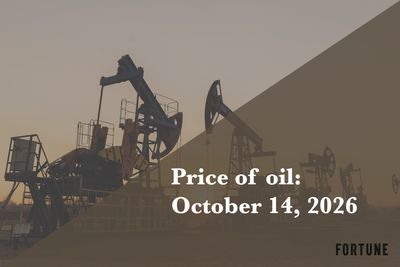 Current price of oil as of Oct. 14, 2026