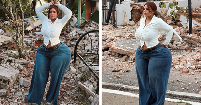 Plus-Size Model Who Gained Fame Because She Couldn’t Fit In Plane Seats Reignites Controversy With Earthquake Photos
