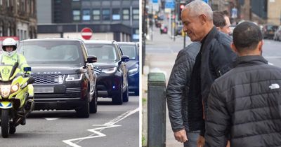 Former US president Barack Obama arrives in Glasgow in six-car convoy