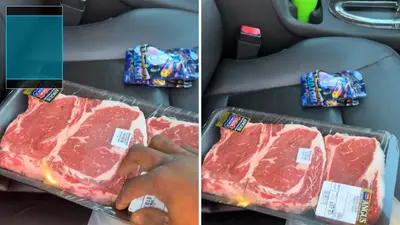Chicago man buys Angus steak from Walmart. After paying he reveals the price tag sticker swap he allegedly pulled off