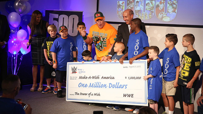 John Cena set a Guinness World Record in 2022 with 650 wishes granted