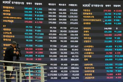 South Korea’s benchmark Kospi index sinks more than 7% as tech sell-off deepens