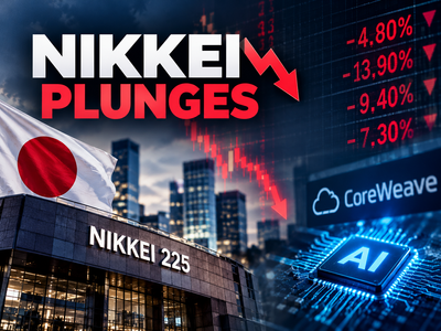 Global Market: Japan’s Nikkei plunges nearly 5% as AI stocks tumble on CoreWeave debt concerns