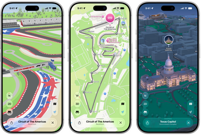 Apple TV Offers F1 Races at No Extra Charge as Apple Maps Launches Its Detailed Austin Upgrades