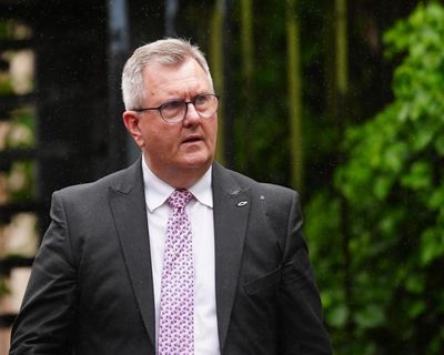 Former DUP leader Jeffrey Donaldson sentenced to 15 years for child sexual abuse – as it happened