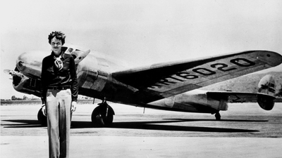 Amelia Earhart vanished in 1937; a theory suggests crabs consumed her remains as a castaway