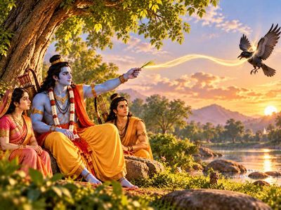 Why Did Shri Ram Use a Grass Brahmastra on a Crow?