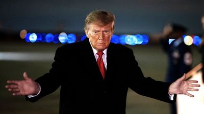 Donald Trump leaves rally crowd baffled with bizarre story about swimming giant: ‘the largest human being you’ve ever seen’