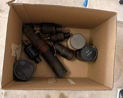 Texas resident finds second world war-era grenades in box bought at estate sale