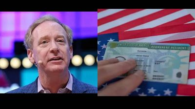 Microsoft president Brad Smith says it's ironic that White House targeted his company the same day it gave a medal to former H-1B Satya Nadella