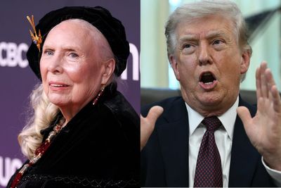 Joni Mitchell, 82, takes aim at Trump with new project: ‘This is not fake news!’
