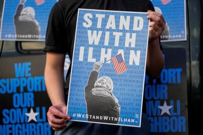 Ilhan Omar reveals she is fleeing her home after dawn raid by federal agents
