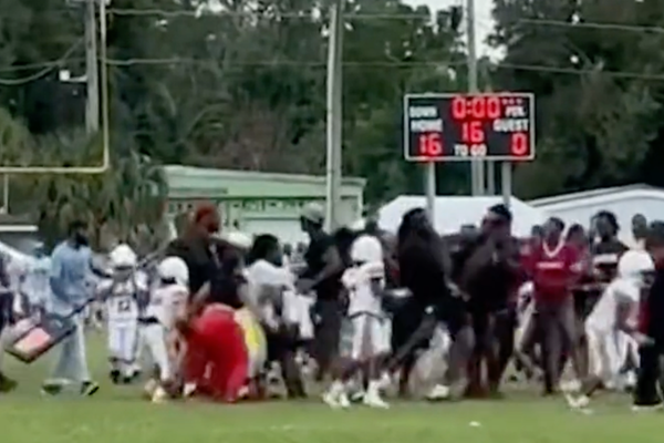 Massive brawl at 8-year-old’s football game sparks investigation into whether adults were sports betting on the kids