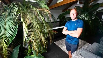 UK dad spent £80,000 building an 80-square-metre tropical garden hideout