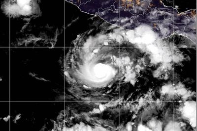 Hurricane Trudy strengthens to a Category 3 storm off Mexico's Pacific coast