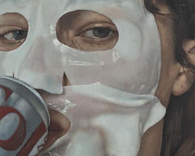 Issy Wood: Self-Portraits review – suffocatingly revealing works from the ultimate zillennial painter