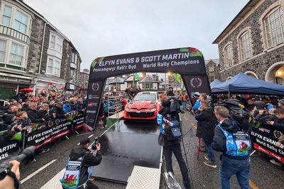 WRC’s new champion Elfyn Evans celebrates title with Wales show run