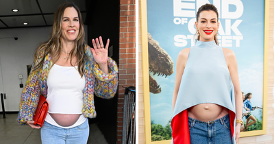 Hilary Swank’s Baby Bump At 52 Gives People Anne Hathaway Flashbacks As They Rehash Conspiracy Theory