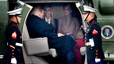 Michael Wolff Says 'If Not Staged' as Trump's Marine One Photo With Two Aides Raises Access Questions