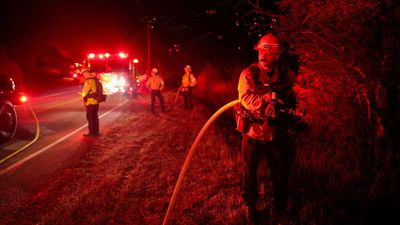 California wildfires spread amid strong winds; over 150,000 customers without power