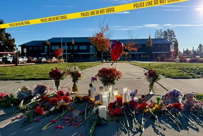 The aftermath of a school shooting in Oregon, in photos