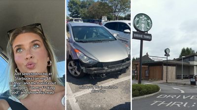 Texas woman says she ordered an $8 Starbucks drive-thru drink. Then the barista allegedly threw a tantrum over selecting ‘no tip’