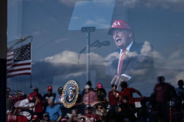 Trump in Georgia falsely claims election of Jon Ossoff was illegitimate
