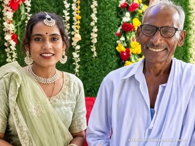 '45-year age gap doesn't matter': 75-year-old UP man engaged to 30-year-old influencer after making reels together; wedding planned after Navratri