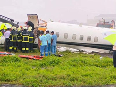 Unstabilised approach, low-altitude stall caused 2023 Mumbai Learjet crash: AAIB report