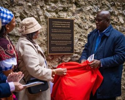 Plaque telling story of African-Caribbean prisoners in Britain stolen within days