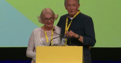 SNP couple receive surprise award after 110 years of party service